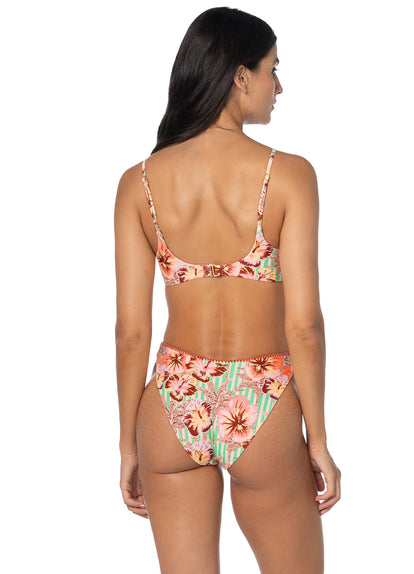 Thumbnail - Foto de Tropical Haven Splendour Regular Rise Thin Side Bikini Bottom by Maaji - Panties - Vestidos de Baño - 1