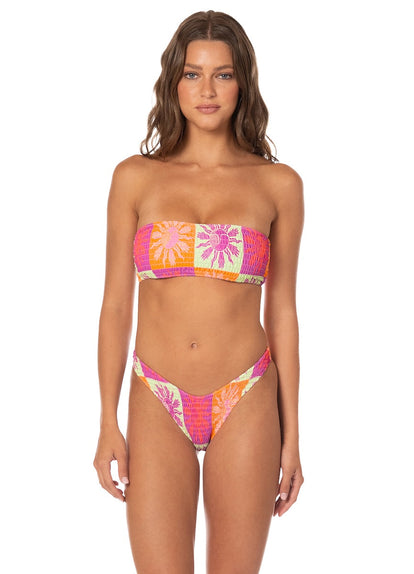 Thumbnail - Foto de Patch Play Splendour Regular Rise Thin Side  Bikini Bottom by Maaji - Panties - Vestidos de Baño - 4