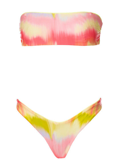 Thumbnail - Foto de Palm & Sun Splendour Regular Rise Thin Side Bikini Bottom by Maaji - Panties - Vestidos de Baño - 7