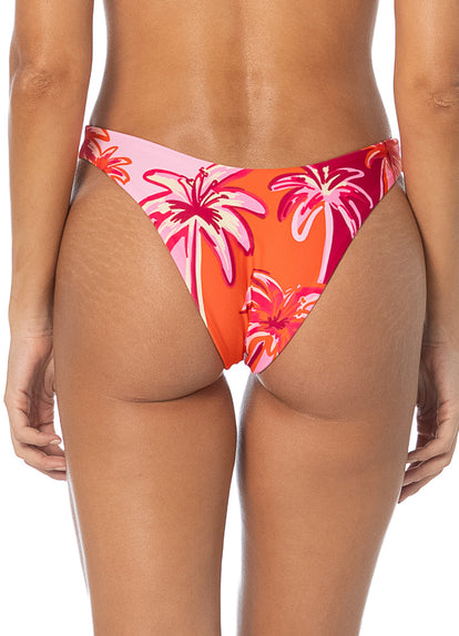 Thumbnail - Foto de Romantic Tapestry Splendour Regular Rise Thin Side Bikini Bottom by Maaji - Panties - Vestidos de Baño - 3