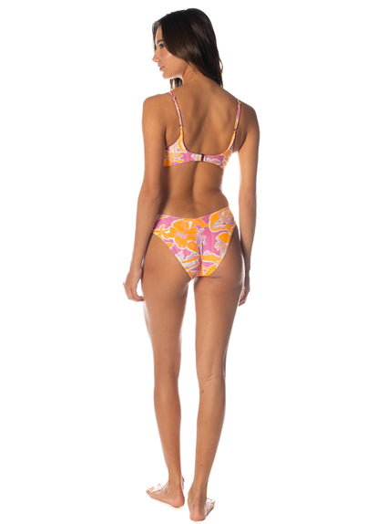 Thumbnail - Maaji Flamingo Glow Valery Regular Rise Double V Bikini Bottom - 8