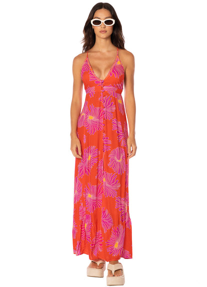 Thumbnail - Maaji Water Blossom Mathilda Long Dress  - 6