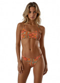 Maaji Garden Engraving Ceci Top Sporty Bralette Bikini Top