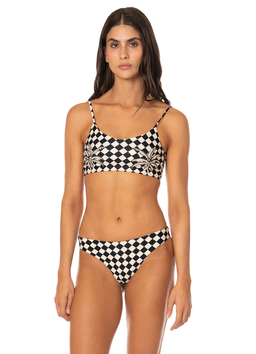 Foto de Tropic Chess Ceci Sporty Bralette Bikini Top by Maaji - Tops - Vestidos de Baño