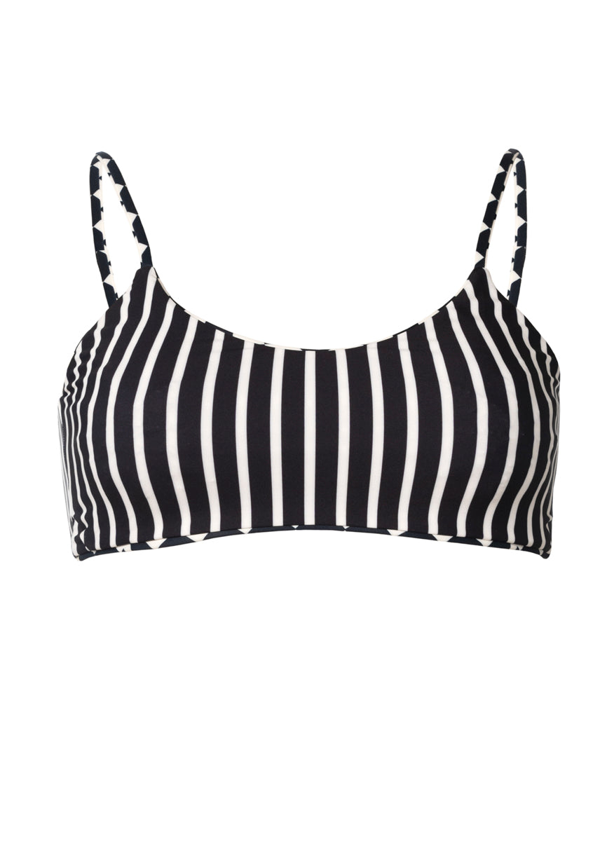 Vestidos De Baño De Maaji - Maaji Tropic Chess Ceci Sporty Bralette Bikini Top  - Category: Apparel, Accesories Clothing Vestidos De Baño