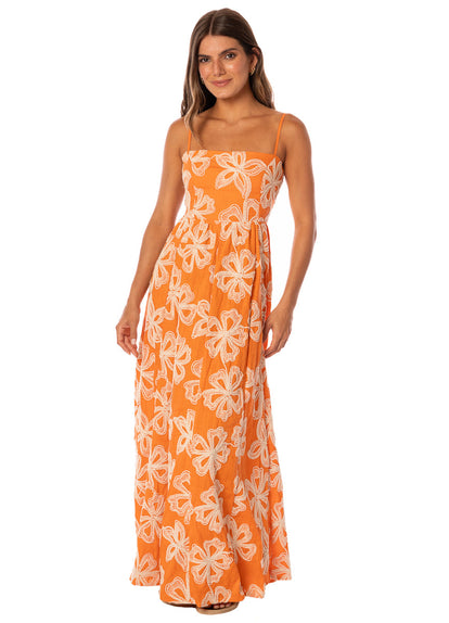 Thumbnail - Maaji Tangerine Bloom Ela Long Dress  - 1