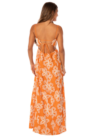 Thumbnail - Maaji Tangerine Bloom Ela Long Dress  - 2