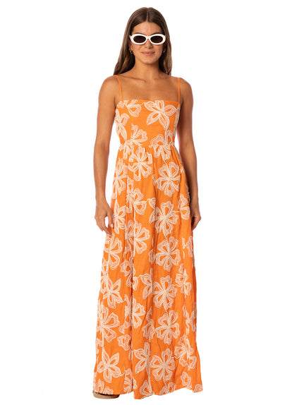  Maaji Tangerine Bloom Ela Long Dress 