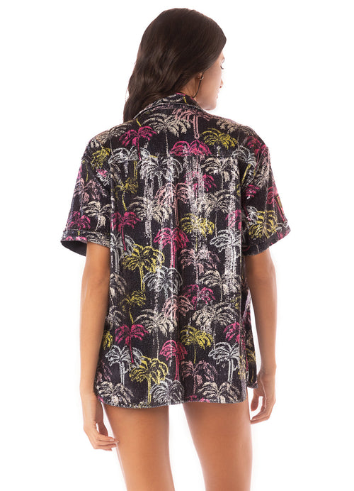 Hover image -  Foto de Neon Palmery Salome Long Shirt by Maaji - Camisas Largas - Ropa de Playa