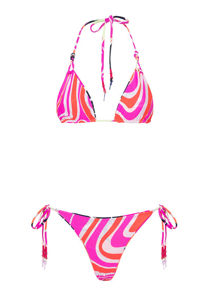  Maaji Jungle Reef Sunning Low Rise Tie Side Bikini Bottom