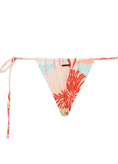  Maaji Cali Sea Splashy Low Rise Single Strap Bikini Bottom