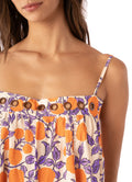 Maaji Western Orange Flower Guilia Short Dress