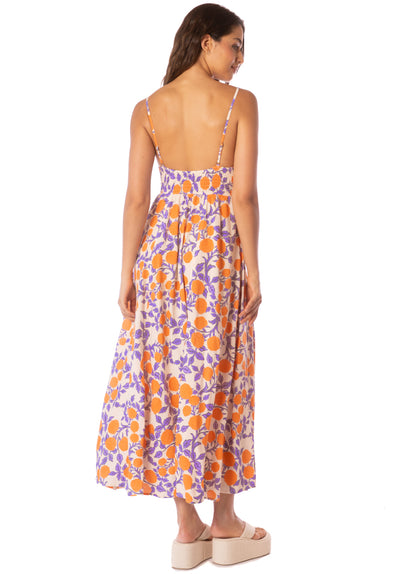  dress from Maaji – Western Orange Flower Sia Long Dress – Category: Apparel , Accessories Clothing