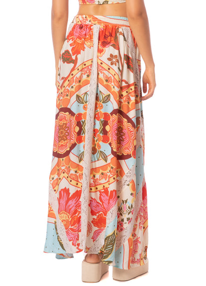  skirts from Maaji – Floral Groove Chambray Long Skirt – Category: Apparel , Accessories Clothing