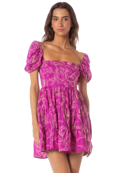  dress from Maaji – Violet Foliage Emilia Short Dress – Category: Apparel , Accessories Clothing