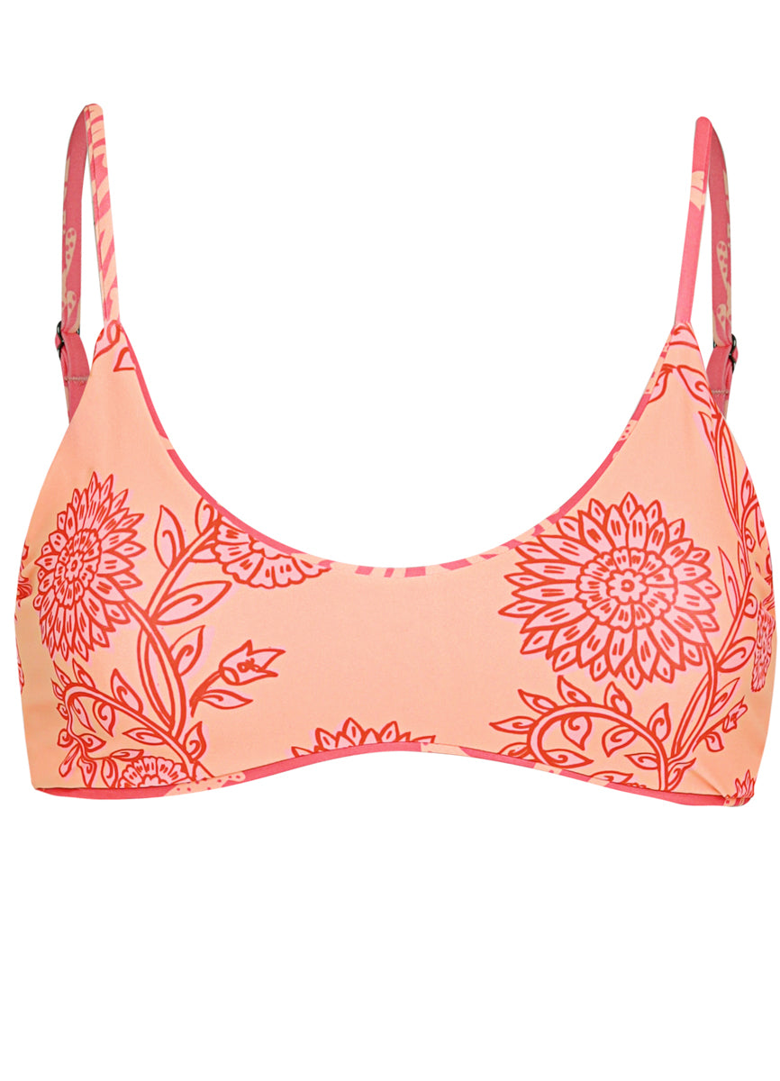 Maaji Coral Reef Liberty Sporty Bralette Bikini Top
