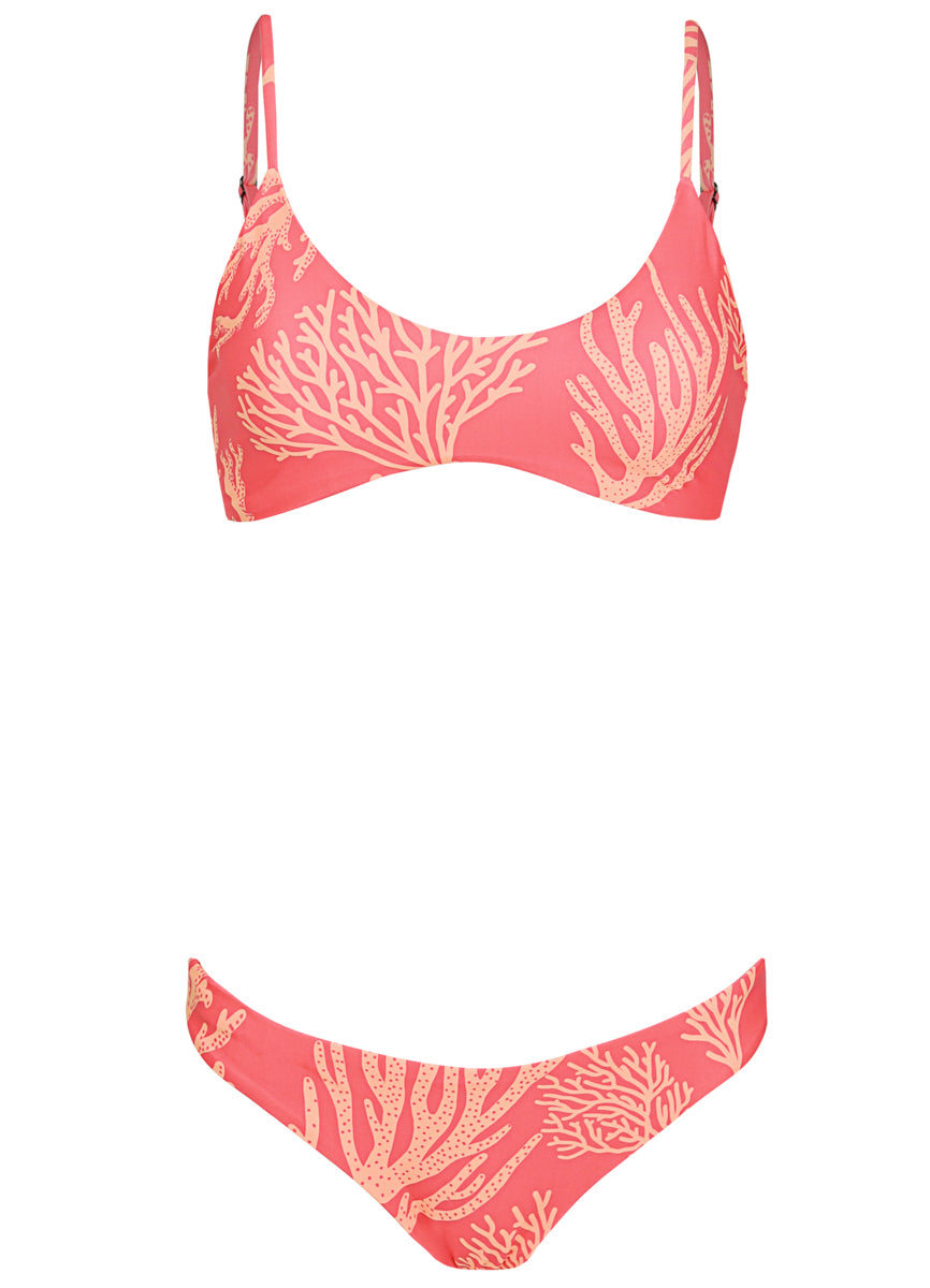 Maaji Coral Reef Liberty Sporty Bralette Bikini Top
