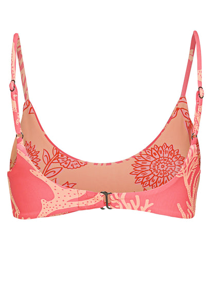  Maaji Coral Reef Liberty Sporty Bralette Bikini Top