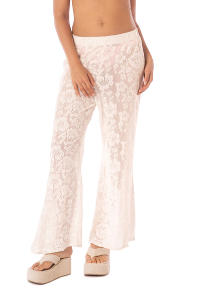  pants from Maaji – Floralwhite Lace Elise Pants – Category: Apparel , Accessories Clothing
