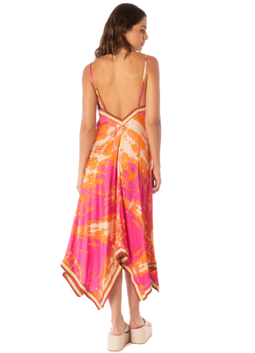 Alternative image -  dress from Maaji –  Flamingo Swirl Euphoria Long Dress – Category: Apparel , Accessories Clothing