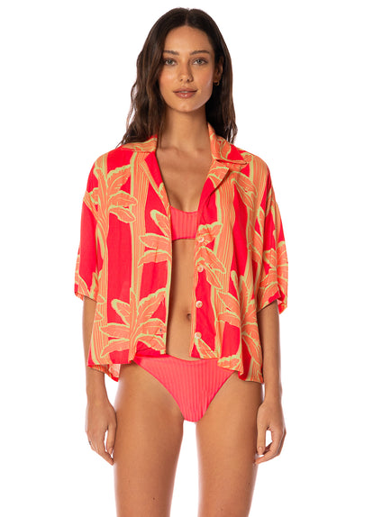 Thumbnail - shirts from Maaji – Palm Plantation Octavia Shirt – Category: Apparel , Accessories Clothing - 1