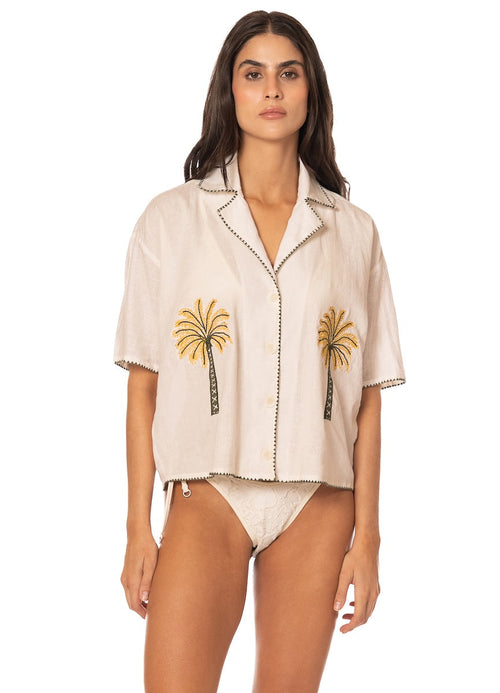 Main image -  Foto de Coconut Milk Octavia Shirt by Maaji - Camisas - Ropa de Playa