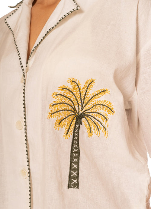 Hover image -  Foto de Coconut Milk Octavia Shirt by Maaji - Camisas - Ropa de Playa