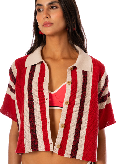 Alternative image -  shirts from Maaji – Cherry Mix Octavia  Shirt – Category: Apparel , Accessories Clothing