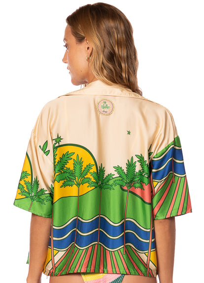 Thumbnail - Shirt de Maaji -  Maaji Lime Dreams Octavia Shirt - Categoría: Ropa, Vestidos de baño - 4