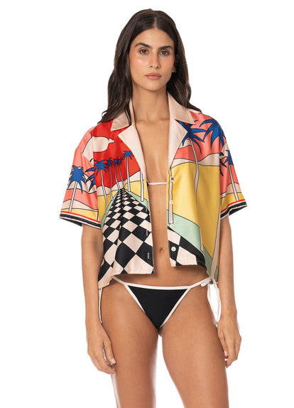  Foto de Sunset Fizz Octavia Shirt by Maaji - Camisas - Ropa de Playa