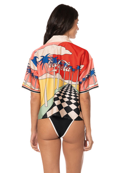 Thumbnail - Foto de Sunset Fizz Octavia Shirt by Maaji - Camisas - Ropa de Playa - 2