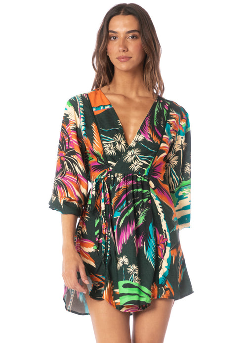 Main image -  Foto de Funky Fiesta Sublimity Regular Rise Classic Bikini Bottom by Maaji - Vestidos - Ropa de Playa