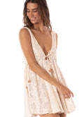 Maaji Creamy Boho Lace Nova Short Dress