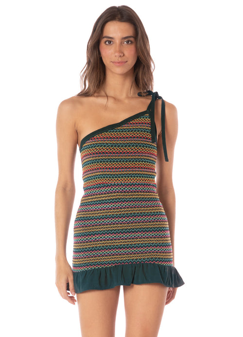 Main image -  Foto de Neon Rush Tide Regular Rise Tie Side Bikini Bottom by Maaji - Vestidos - Ropa de Playa