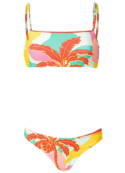  Maaji Tropical Breeze Tiffany Strapless Bandeau Bikini Top
