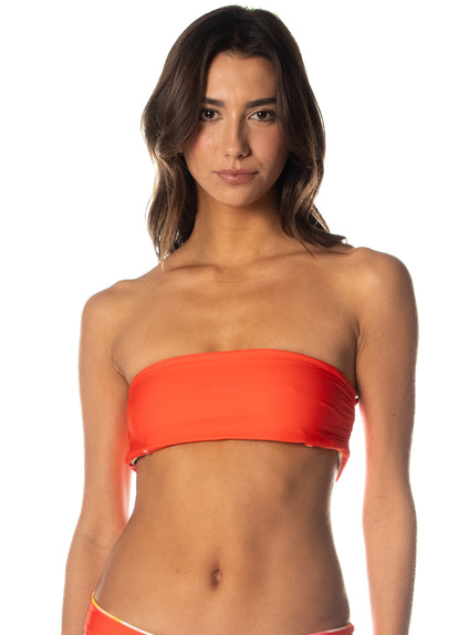 Thumbnail - Maaji Tropical Breeze Tiffany Strapless Bandeau Bikini Top - 5