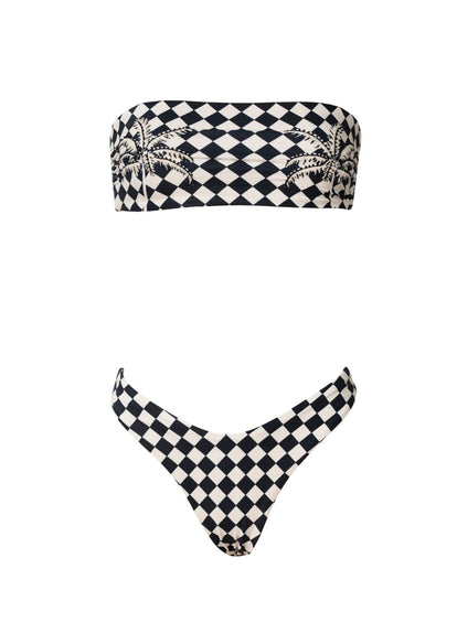  Vestidos De Baño De Maaji - Maaji Tropic Chess Tiffany Strapless Bandeau Bikini Top  - Category: Apparel, Accesories Clothing Vestidos De Baño