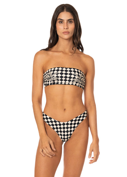  Foto de Tropic Chess Tiffany Strapless Bandeau Bikini Top by Maaji - Tops - Vestidos de Baño