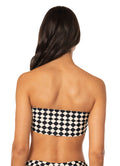 Maaji Tropic Chess Tiffany Strapless Bandeau Bikini Top
