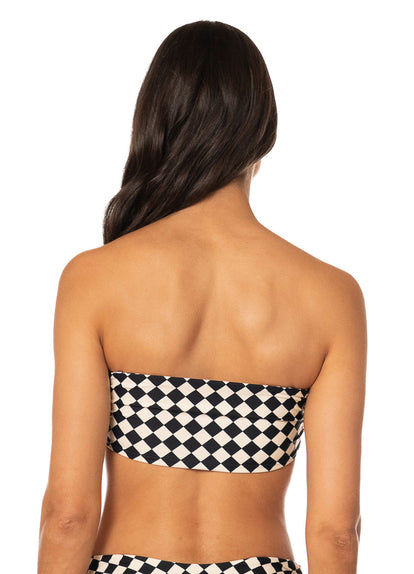 Thumbnail - Foto de Tropic Chess Tiffany Strapless Bandeau Bikini Top by Maaji - Tops - Vestidos de Baño - 3
