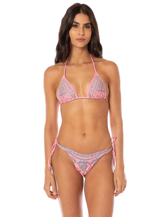 Main image -  Maaji Boho Bandana Zen Sliding Triangle Bikini Top