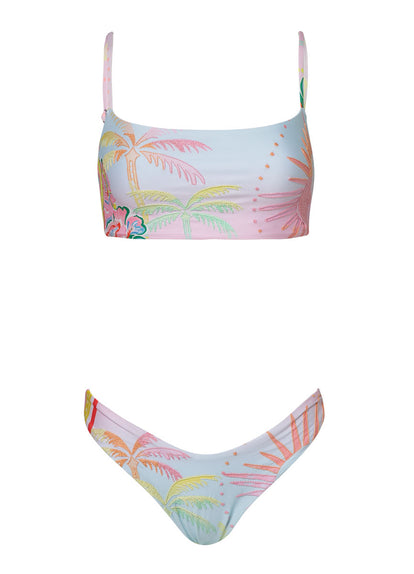  bikini bottom from Maaji – Mint Sunset Splendour Regular Rise Thin Side Bikini Bottom – Category: Apparel , Accessories Clothing Swimwear