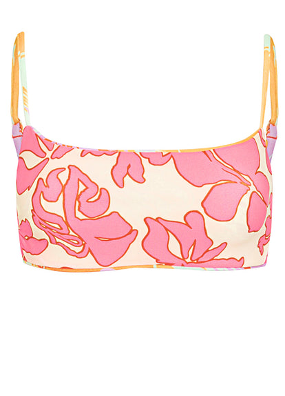 Thumbnail - Maaji Hawaiian Floral Scape Sporty Bralette Bikini Top - 9