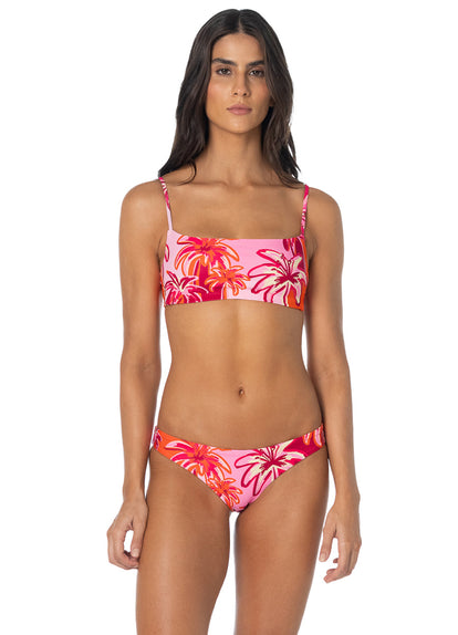 Thumbnail - Foto de Romantic Tapestry Scape Sporty Bralette Bikini Top by Maaji - Tops - Vestidos de Baño - 1