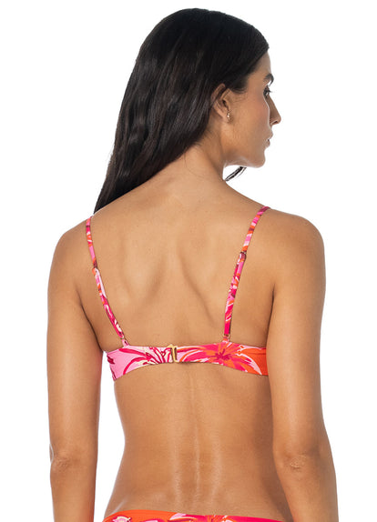 Thumbnail - Foto de Romantic Tapestry Scape Sporty Bralette Bikini Top by Maaji - Tops - Vestidos de Baño - 3