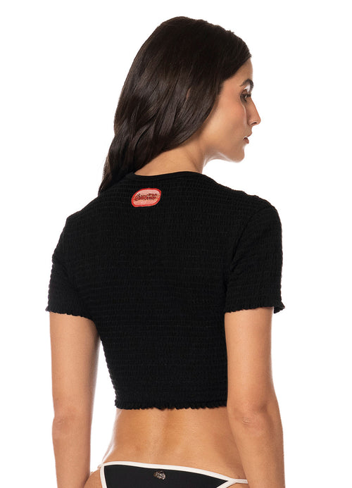 Hover image -  Foto de Vintage Tides Nerina Crop Top by Maaji - Ropa de Playa