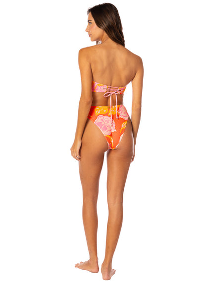 Thumbnail - Maaji Liminous Roses Sully High Rise Classic Bikini Bottom - 7