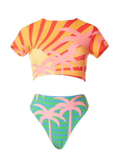 Thumbnail - Foto de Jungle Sway Sully High Rise Classic  Bikini Bottom by Maaji - Panties - Vestidos de Baño - 7