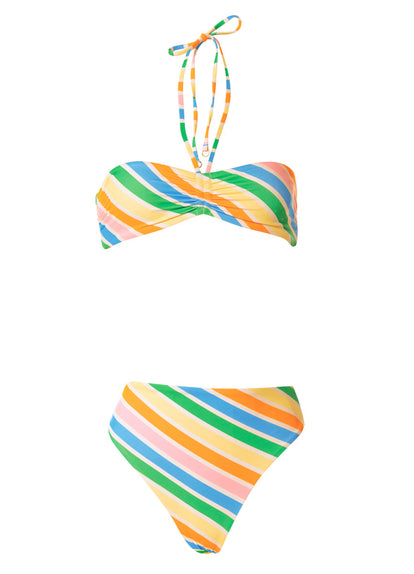  Foto de Rhythmic Lines Sully High Rise Classic  Bikini Bottom by Maaji - Panties - Vestidos de Baño