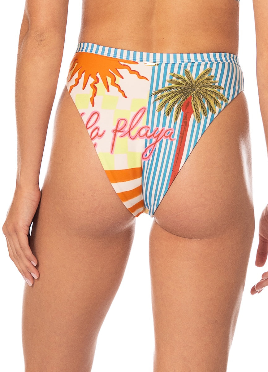 Foto de Beach Static Sully High Rise Classic  Bikini Bottom by Maaji - Panties - Vestidos de Baño